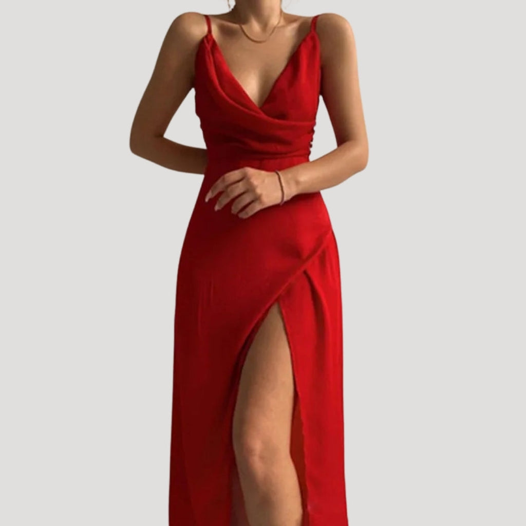 Chloe | Women Wedding Guest Slit Maxi Dress