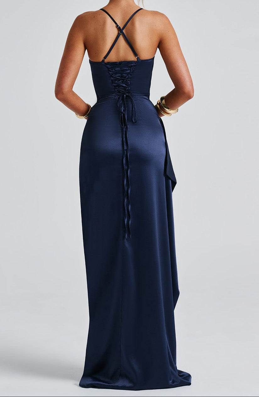 Anna | Women Strappy High Slit Dress